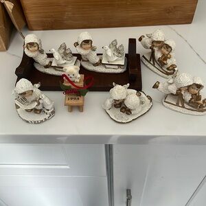 Christmas ceramic ornaments